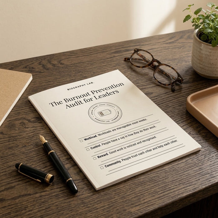 The Burnout Prevention Audit for Leaders