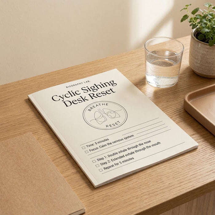 Cyclic Sighing Desk Reset